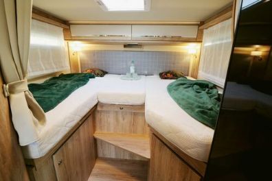 Slaap kamer Eura Mobil